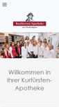 Mobile Screenshot of kurfuerstenapotheke.de